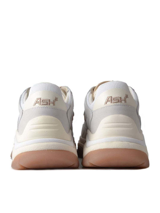 Addict Combo Chunky Sneakers Beige