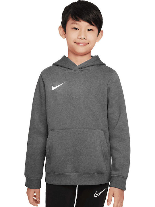 Fleece Kids Sweatshirt with Hood and Pockets Gray Park 20
