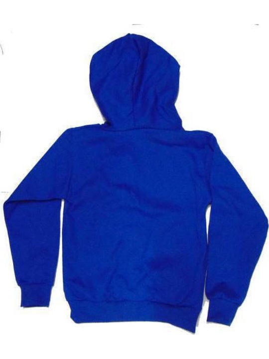 Kinder-Sweatshirt mit Kapuze und Taschen Blau Classic Minecraft