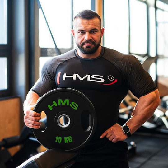 HMS Σετ Δίσκοι Ολυμπιακού Τύπου Λαστιχένιοι 2 x 10kg Φ50mm με Λαβές