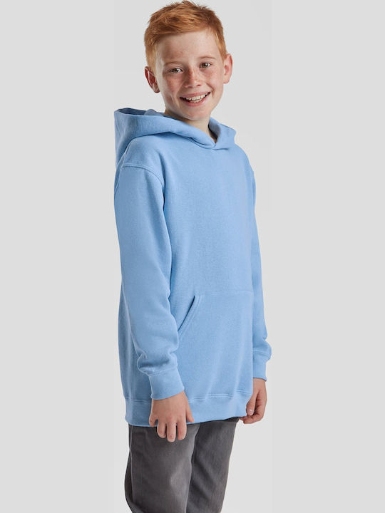 Kids Sweatshirt with Hood and Pockets Light Blue Kids Classic Hooded Sweat