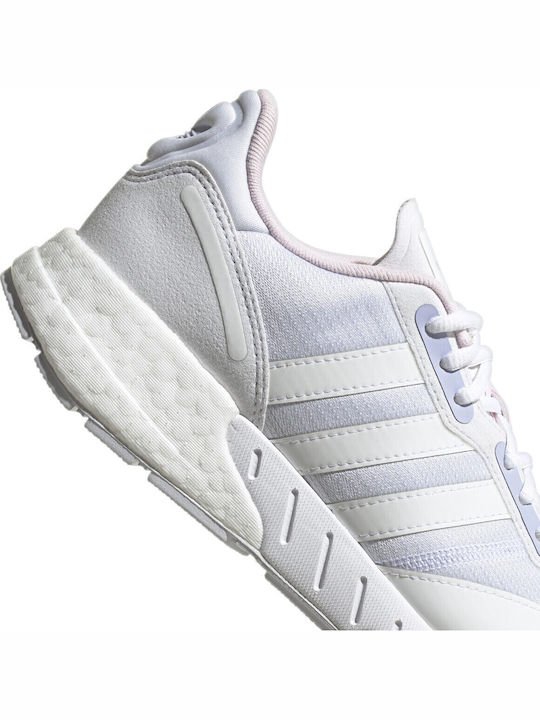 adidas ZX 1K Boost Adidași Pentru Femei Alb Cenușiu Violet Ton
