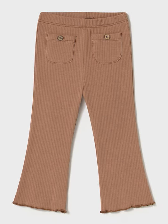 Kinder Leggings Lang Braun