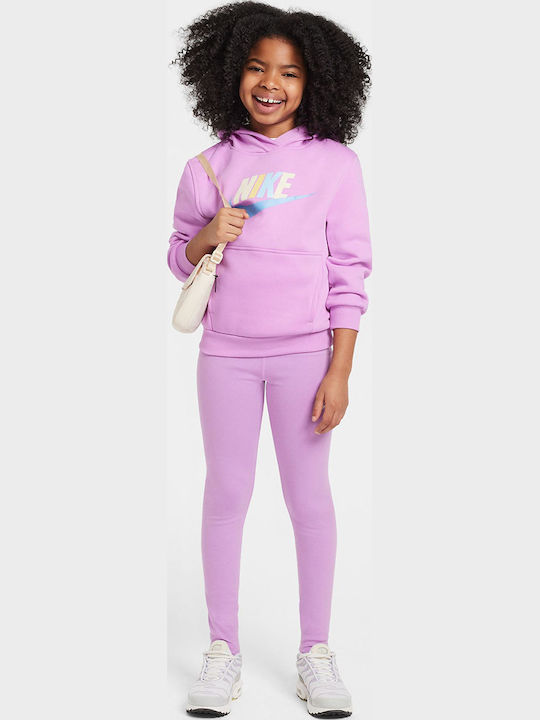 Kids Legging Sports Long Purple Sportswear