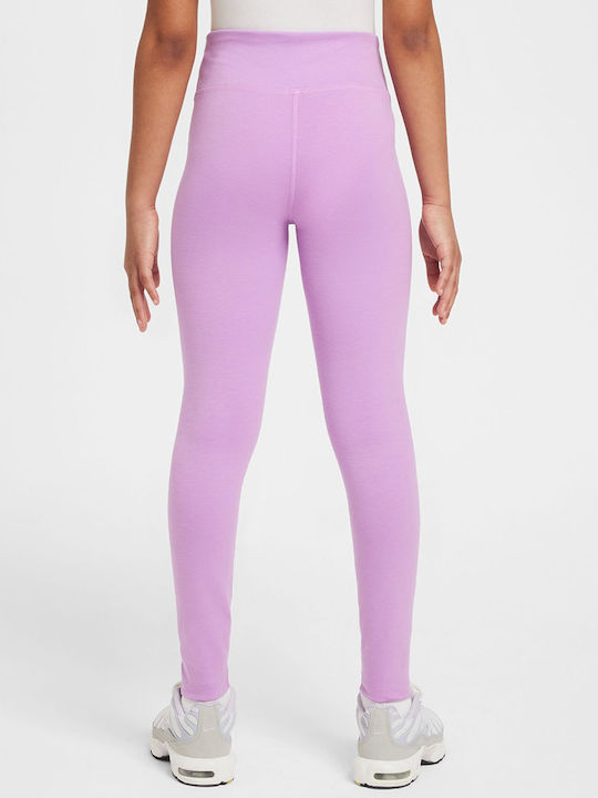 Kids Legging Sports Long Purple Sportswear
