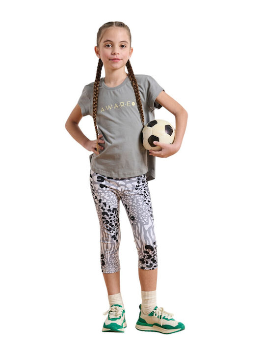 Kids Legging Sports Long Steel