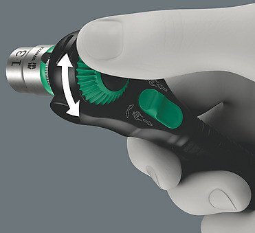 Wera Ключове с Каре 1/4" Дължина 15.5см.