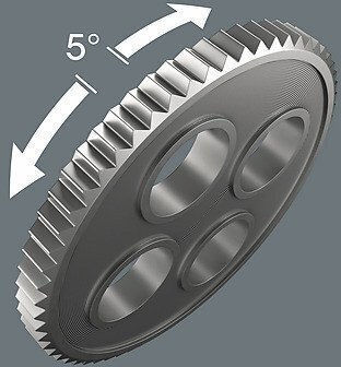 Wera Ключове с Каре 1/4" Дължина 15.5см.