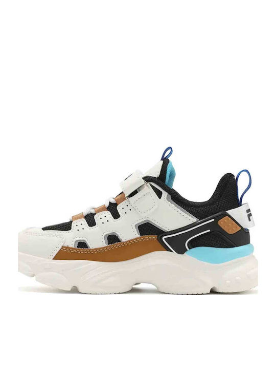 Memory Spinel 3 V Kids Sneakers with Scratch White