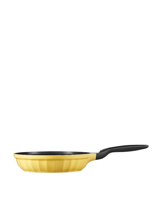 Buydeem Pan With Lid made of Cast Aluminum with Non-Stick Coating 25cm