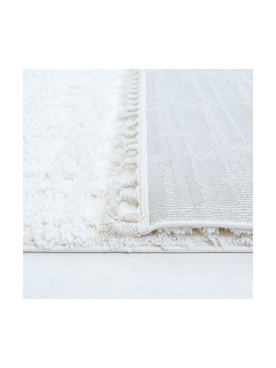 Ezzo Shaggy B723a1a Σετ Shaggy Χαλιά Κρεβατοκάμαρας Cream 12-B723A1A 3τμχ