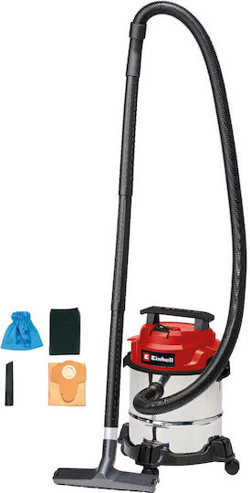 Einhell Tcvc 1812/1 S Vacuum Wet / Dry 1250W with Stainless Bin 12lt