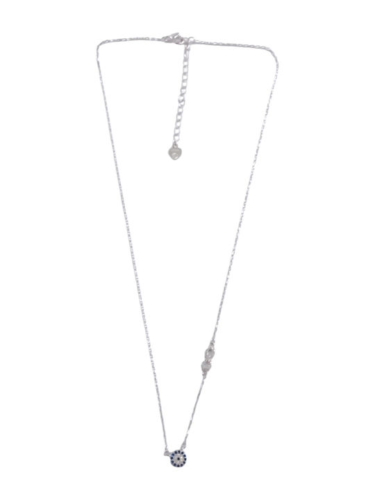 Prince Silvero Necklace Eye from Silver with Zircon