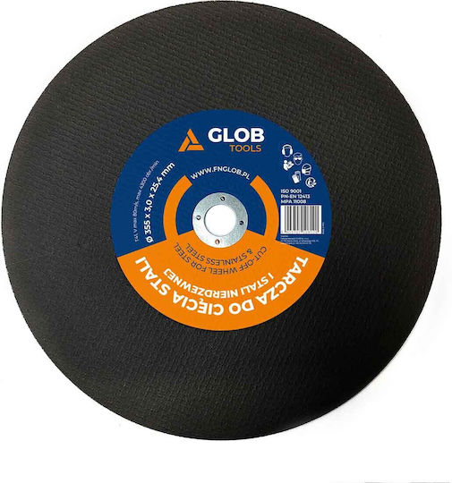 Glob Tools Steel Cutting Disc 355x3.0x25.4mm