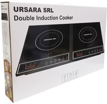 Raf Ursara SRL Induction Countertop Double Burner Black