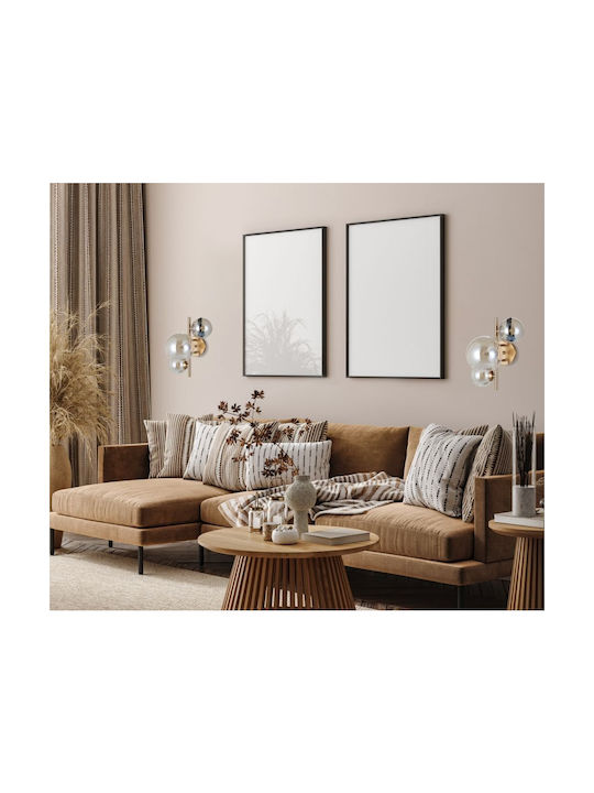 Italux Canello Modern Leuchte Wand mit Fassung G9 Gold 26cm