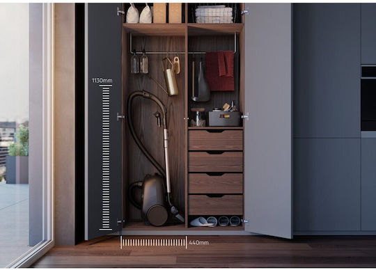 AEG AB61C2DB Staubsauger 850W Eingetütet 3.5Es Blau
