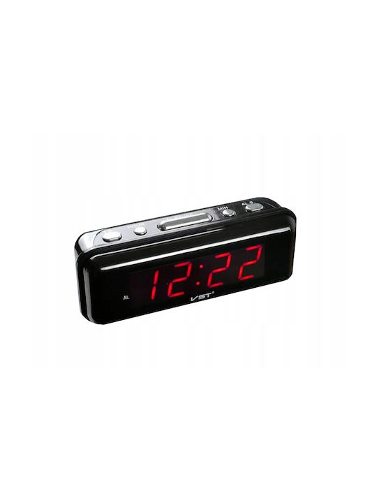 Ceas Digital de Masă cu Alarmă Negru AT00001562