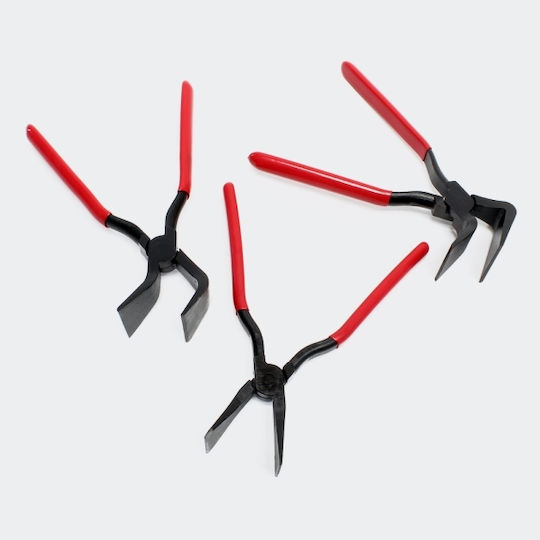 Wiltoc Set Pensa Modelare (îndoire) 3buc 280mm Pensetă cu mâner Lungime 280mm 3buc