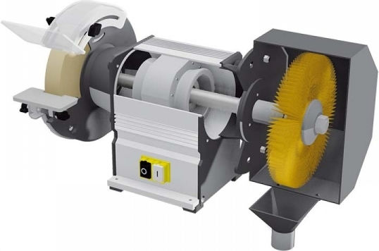 Optimum Δίδυμος Τροχός OPTI GU 15 με Ισχύ 450 Watt