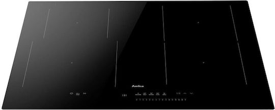 Amica Induction Cooktop Autonomous with Child Lock Function 59.2x52.2εκ.