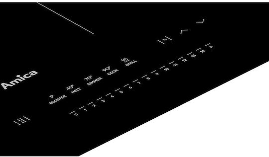 Amica Induction Cooktop Autonomous with Child Lock Function 59.2x52.2εκ.