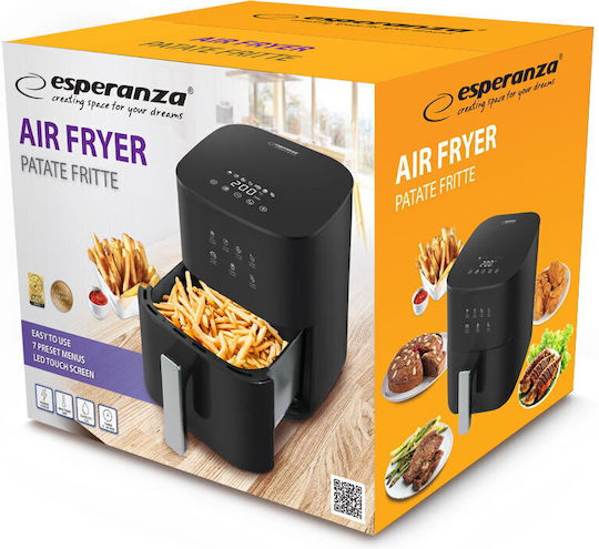 Esperanza Eka002 Heißluftfritteuse 3.5Es Schwarz