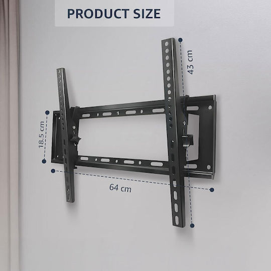 Uncle George 01.05.01-0003 Wall TV Mount up to 45kg Black