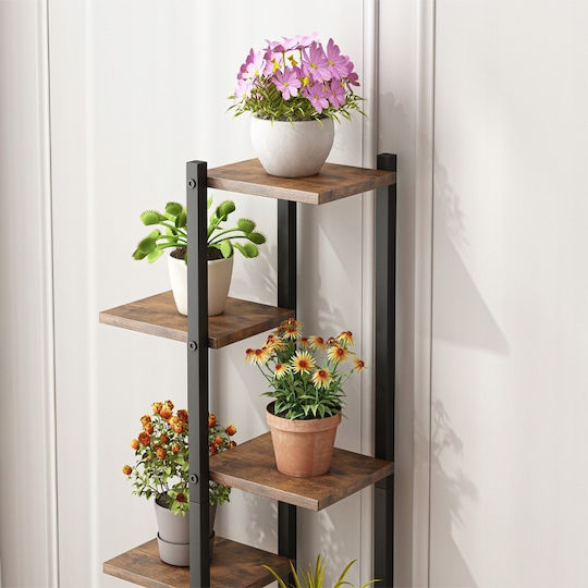 Suport pentru Flori Suport pentru Plante Ghivece Raft Rustic Rafturi din Lemn