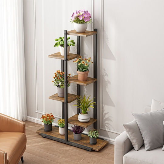 Suport pentru Flori Suport pentru Plante Ghivece Raft Rustic Rafturi din Lemn