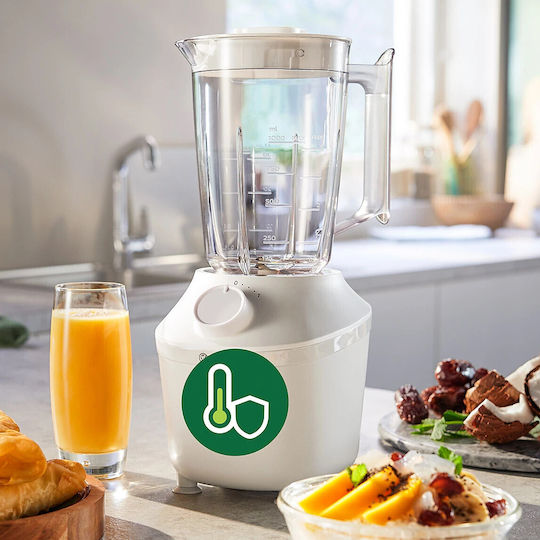 Philips 3000 Series Blender with Plastic Jug 1.9 lt 450W White