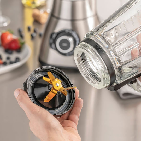 Caso B1800 Μπλέντερ με Ανοξείδωτη Κανάτα 1.75 lt 1800W Inox