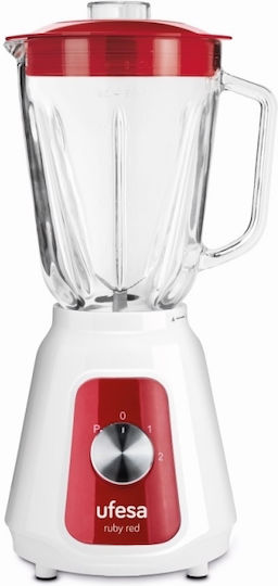 Ufesa BS4717 Μπλέντερ με Πλαστική Κανάτα 1.5 lt 500W Κόκκινο