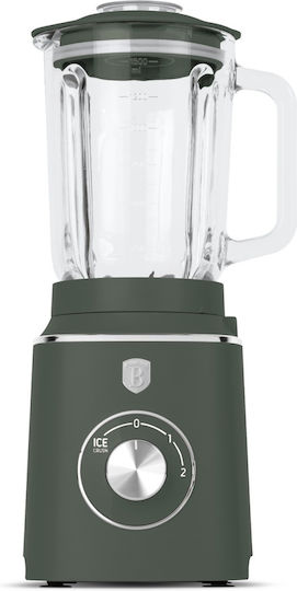 Berlinger Haus Μπλέντερ με Γυάλινη Κανάτα 1.5 lt 1000W Πράσινο BH-9707