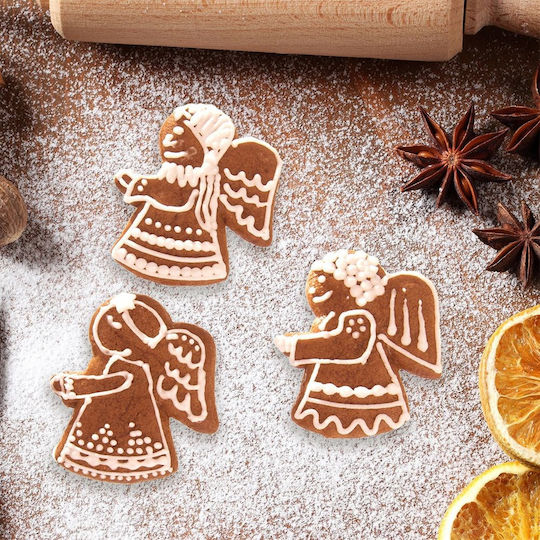 Steel Cookie Cutter Angel 5.2 cm