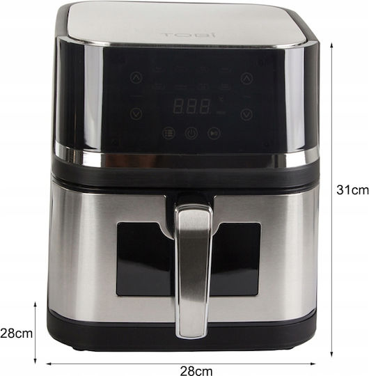 Verk Group Air Fryer 10lt Silver