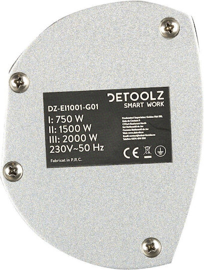 Detoolz Ηλεκτρική Σόμπα με Ισχύ 2kW