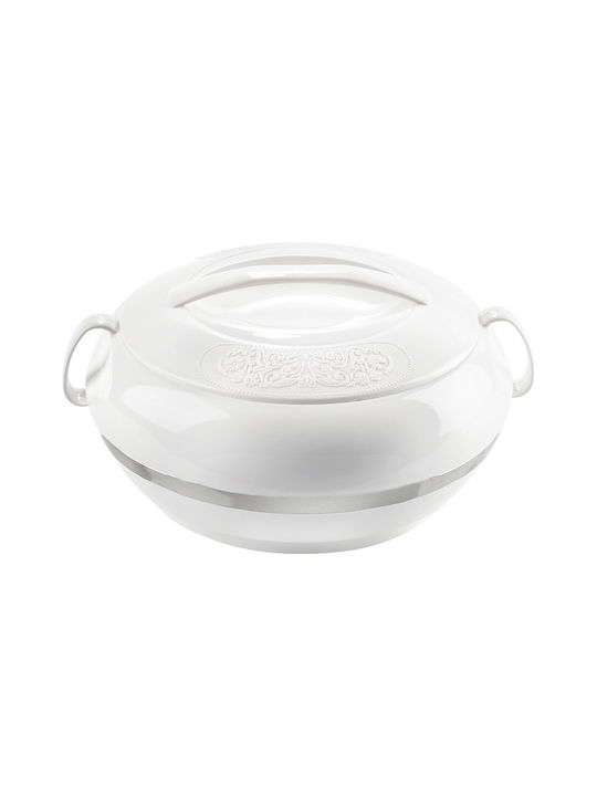 Orion Lunchbox Isolierte Lunchbox Kunststoff Weiß 2300ml 1Stück