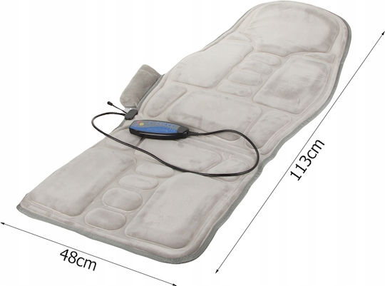 Verk Group Pillow Massage for the Neck, the Waist, the Back & the Body with Vibration and Heating Function Gray