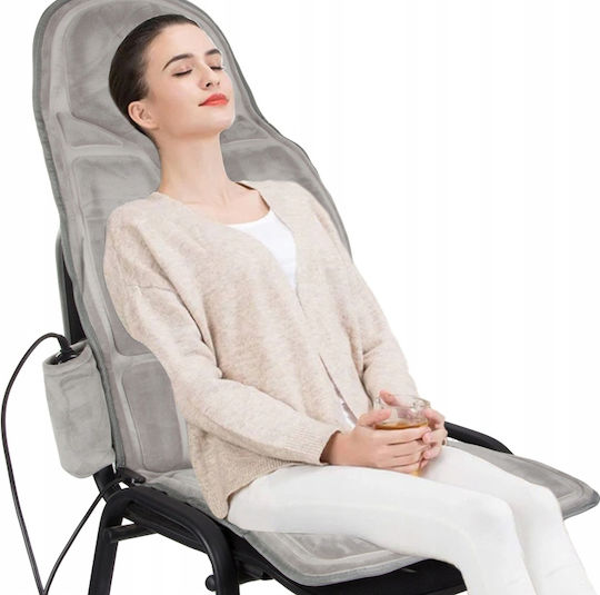Verk Group Pillow Massage for the Neck, the Waist, the Back & the Body with Vibration and Heating Function Gray