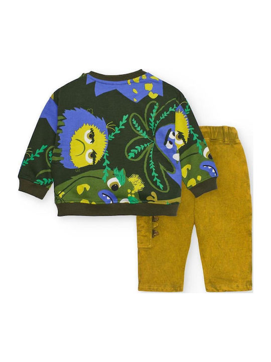 Kids' Set with Pants Winter 2pcs Green
