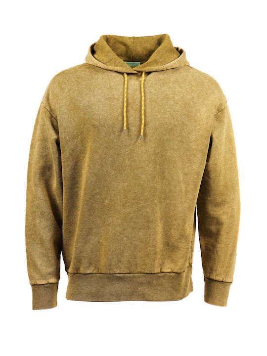 Sweatshirt mit Kapuze Khaki