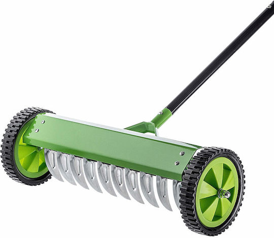 Kadax Scarifier Manual One-Sided On Wheels Lawns 140 X 48 Cm Green
