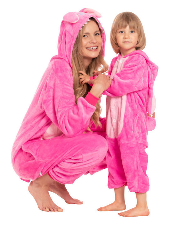 Παιδική Πιτζάμα Ολόσωμη Pink