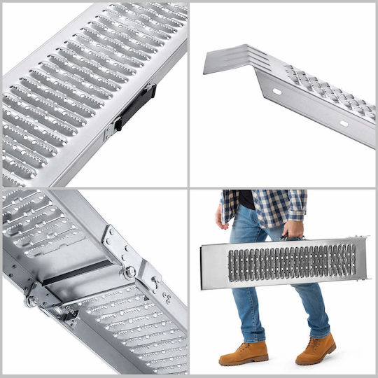 Kadax Folding Ramp 188 X 23 Cm Steel 2 Pieces