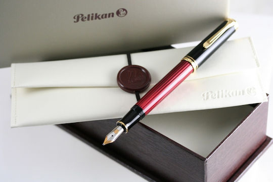 Pelikan Souveran M400 Stilou Extra Fine Cu Cerneală Neagră