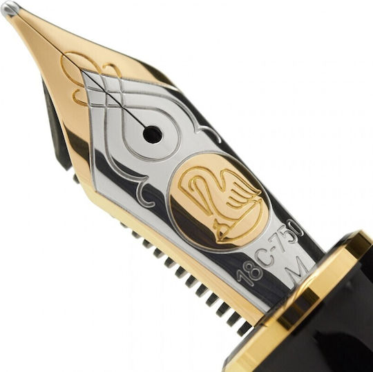 Pelikan Souveran M800 Писалка Medium с Червено Мастило