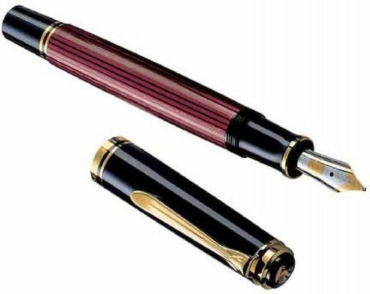 Pelikan Souveran M600 Füllfederhalter Mittel mit Schwarzer Tintenfarbe