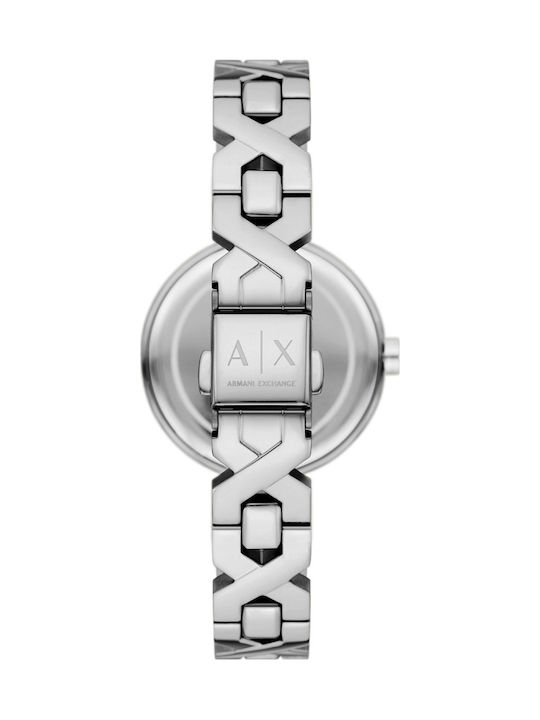 Armani Exchange Ρολόι Μπαταρίας με Μεταλλικό Μπρασελέ Armani Exchange Ρολόι Μπαταρίας με Μεταλλικό Μπρασελέ