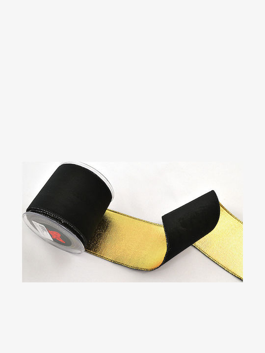 LiebeQueen Christmas Ribbon Black 450x5.2cm 1pc